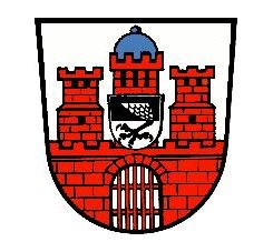 Wappen von Bad Kissingen - Ursprungsort des Heilwassers Kissingen Auqa